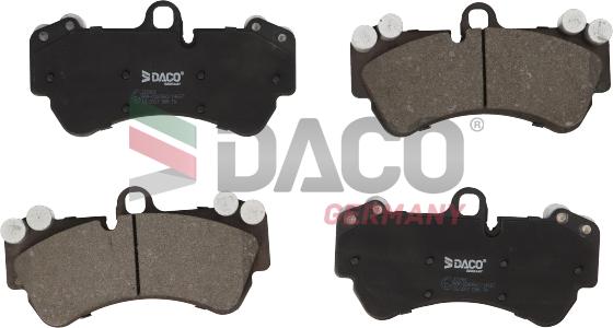 DACO Germany 322901 - Тормозные колодки, дисковые, комплект unicars.by