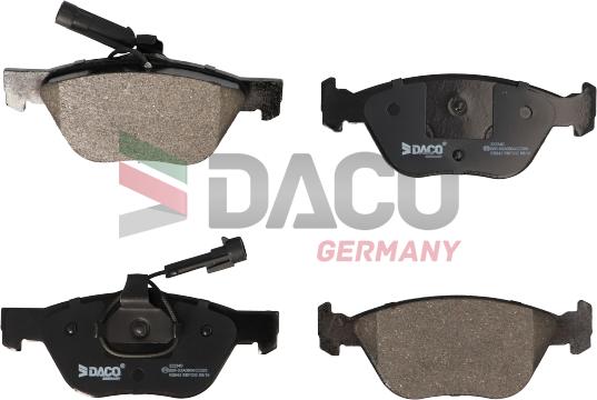 DACO Germany 322340 - Тормозные колодки, дисковые, комплект unicars.by