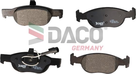 DACO Germany 322339 - Тормозные колодки, дисковые, комплект unicars.by