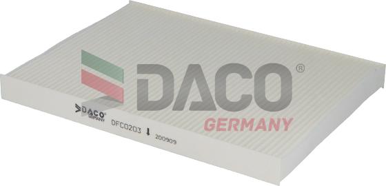 DACO Germany DFC0203 - Фильтр воздуха в салоне unicars.by