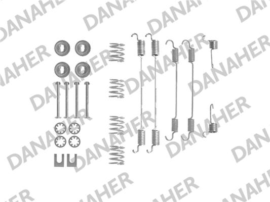 Danaher 7747 - Комплектующие, барабанный тормозной механизм unicars.by