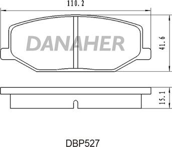 Key Parts KBP1524 - Тормозные колодки, дисковые, комплект unicars.by