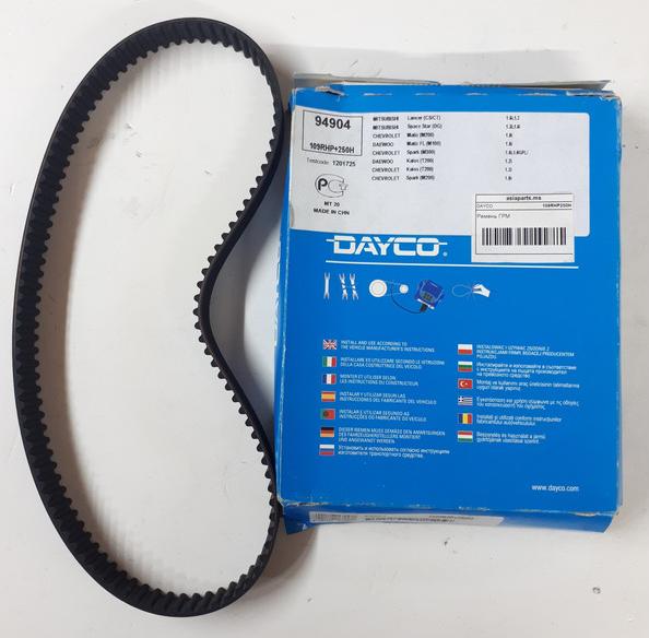 Dayco 109RHP+250H - Зубчатый ремень ГРМ unicars.by