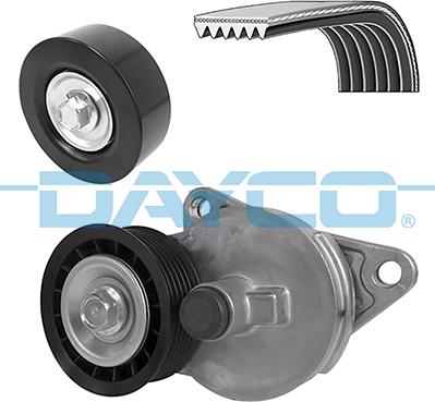 Dayco KPV617 - Поликлиновый ременный комплект unicars.by