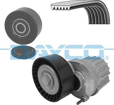 Dayco KPV438 - Поликлиновый ременный комплект unicars.by