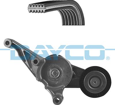 Dayco KPV508 - Поликлиновый ременный комплект unicars.by