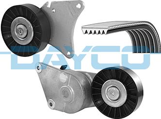 Dayco KPV166 - Поликлиновый ременный комплект unicars.by