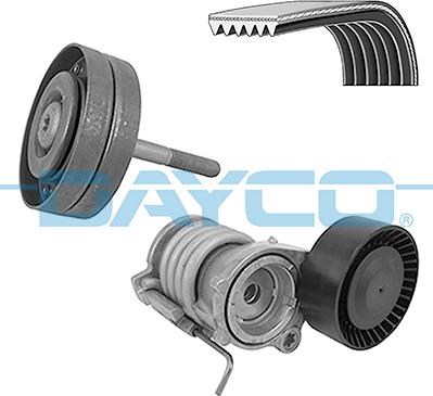 Dayco KPV359 - Поликлиновый ременный комплект unicars.by