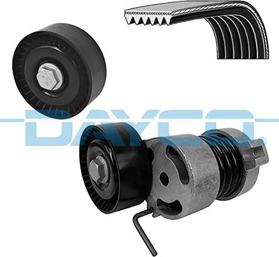 Dayco KPV350 - Поликлиновый ременный комплект unicars.by