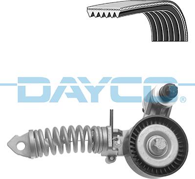 Dayco KPV371 - Поликлиновый ременный комплект unicars.by