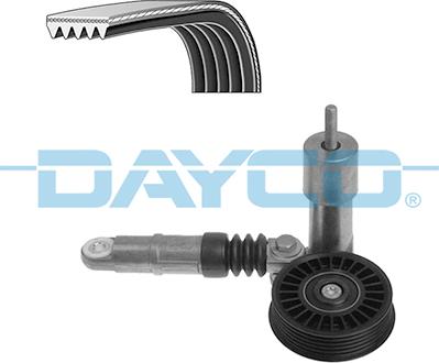 Dayco KPV254 - Поликлиновый ременный комплект unicars.by