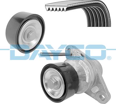 Dayco KPV207 - Поликлиновый ременный комплект unicars.by