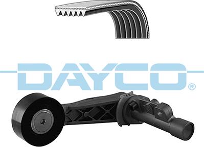 Dayco KPV284 - Поликлиновый ременный комплект unicars.by