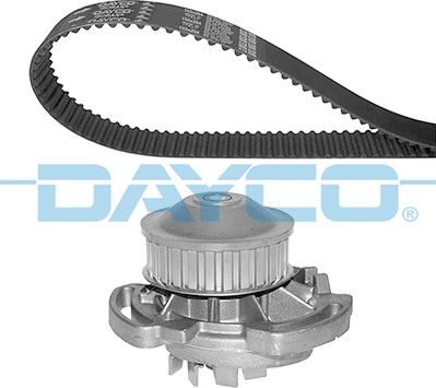 Dayco KTBWP7280 - Водяной насос + комплект зубчатого ремня ГРМ unicars.by