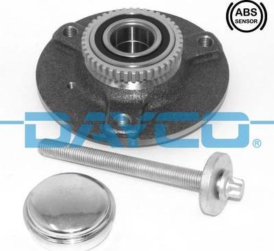 Dayco KWD1230 - Комплект подшипника ступицы колеса unicars.by