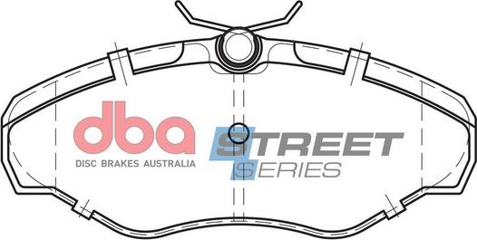 DBA Australia DB1962SS - Тормозные колодки, дисковые, комплект unicars.by