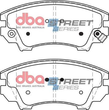 DBA Australia DB1925SS - Тормозные колодки, дисковые, комплект unicars.by