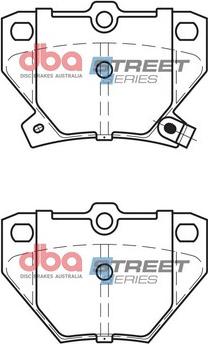 DBA Australia DB1429SS - Тормозные колодки, дисковые, комплект unicars.by