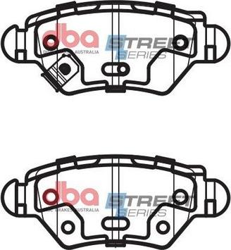 DBA Australia DB1425SS - Тормозные колодки, дисковые, комплект unicars.by