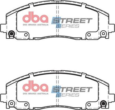 DBA Australia DB15038SS - Тормозные колодки, дисковые, комплект unicars.by