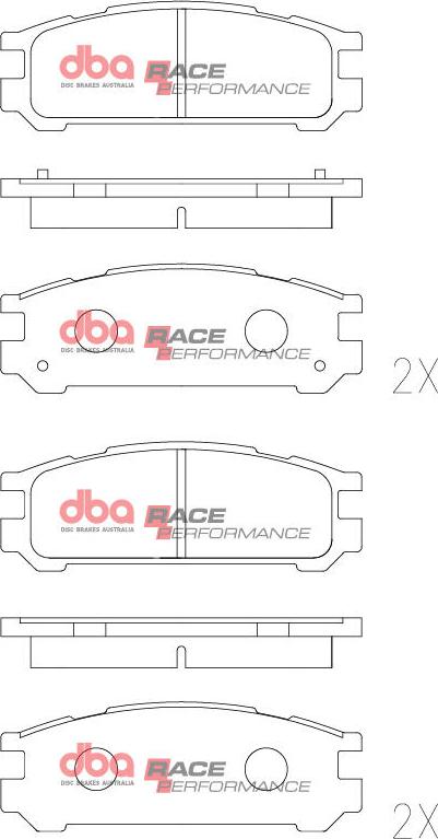 DBA Australia DB1186RP - Тормозные колодки, дисковые, комплект unicars.by