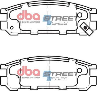 DBA Australia DB1186SS - Тормозные колодки, дисковые, комплект unicars.by