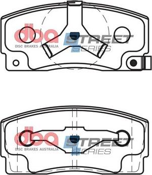 DBA Australia DB1125SS - Тормозные колодки, дисковые, комплект unicars.by