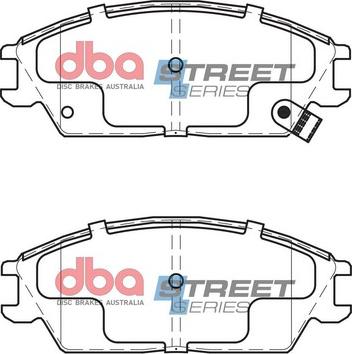 DBA Australia DB1252SS - Тормозные колодки, дисковые, комплект unicars.by