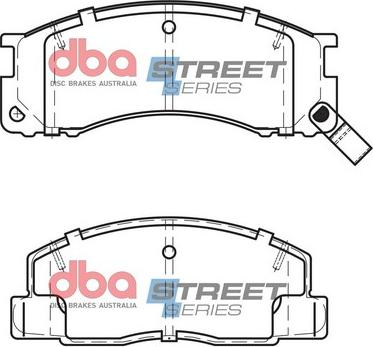 DBA Australia DB1215SS - Тормозные колодки, дисковые, комплект unicars.by