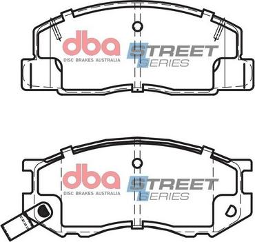 DBA Australia DB1276SS - Тормозные колодки, дисковые, комплект unicars.by