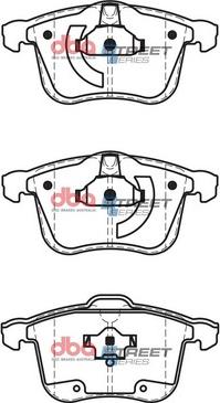 DBA Australia DB1762SS - Тормозные колодки, дисковые, комплект unicars.by