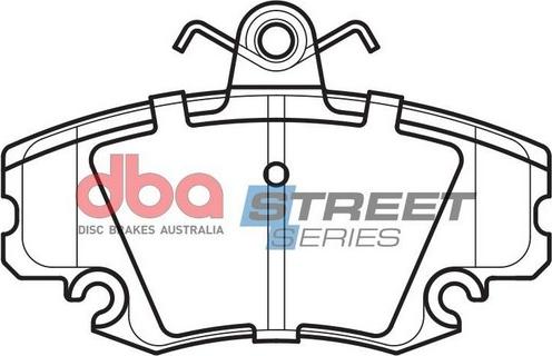 DBA Australia DB1711SS - Тормозные колодки, дисковые, комплект unicars.by