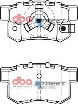 DBA Australia DB1728SS - Тормозные колодки, дисковые, комплект unicars.by