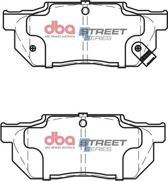 DBA Australia DB300SS - Тормозные колодки, дисковые, комплект unicars.by