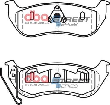 DBA Australia DB2163SS - Тормозные колодки, дисковые, комплект unicars.by