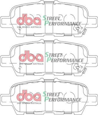 DBA Australia DB2340SP - Комплект высокоэффективных тормозных колодок unicars.by