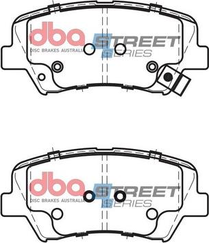 DBA Australia DB2240SS - Тормозные колодки, дисковые, комплект unicars.by