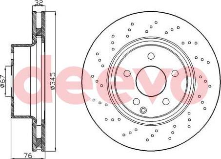 DEEVO BD14060 - Тормозной диск unicars.by