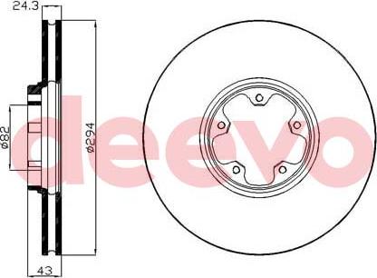 Denso 028000822 - Тормозной диск unicars.by