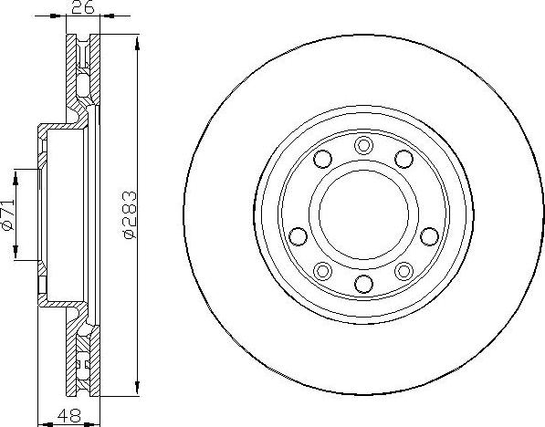 DEEVO BD36700 - Тормозной диск unicars.by