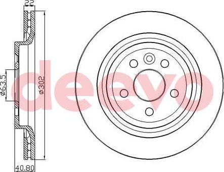 DEEVO BD24100 - Тормозной диск unicars.by