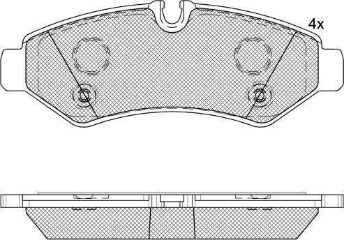 DEEVO BP88360 - Тормозные колодки, дисковые, комплект unicars.by