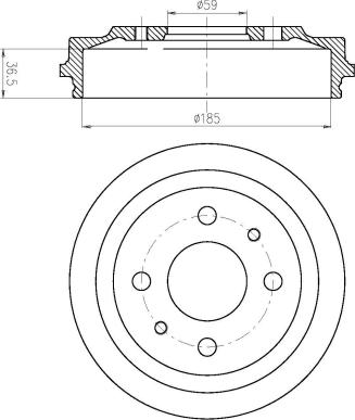 DEEVO BT80020 - Тормозной диск unicars.by