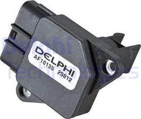 Delphi AF10135-11B1 - Датчик потока, массы воздуха unicars.by