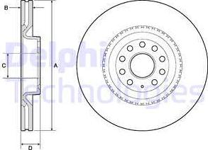 Delphi BG9952 - Тормозной диск unicars.by