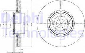 Delphi BG9687 - Тормозной диск unicars.by