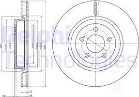 Delphi BG9050 - Тормозной диск unicars.by