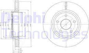 Delphi BG9058 - Тормозной диск unicars.by