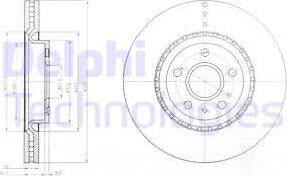 Delphi BG9068 - Тормозной диск unicars.by