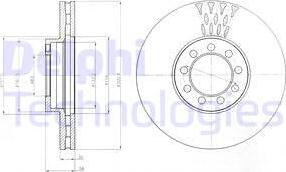 Delphi BG9062 - Тормозной диск unicars.by